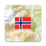 norway topo maps android application logo